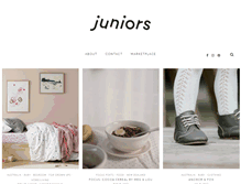 Tablet Screenshot of juniorsdesignblog.com
